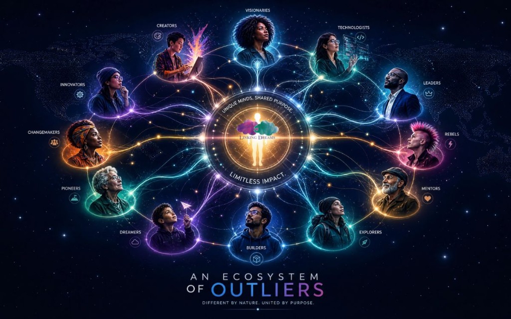 An Ecosystem of Outliers - Different by nature. United by purpose.